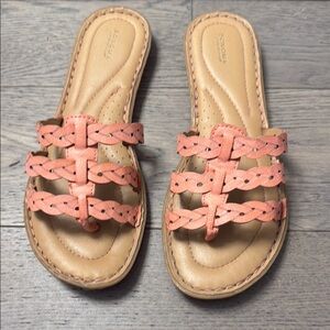 Coral Braided Sandals Aerosoles